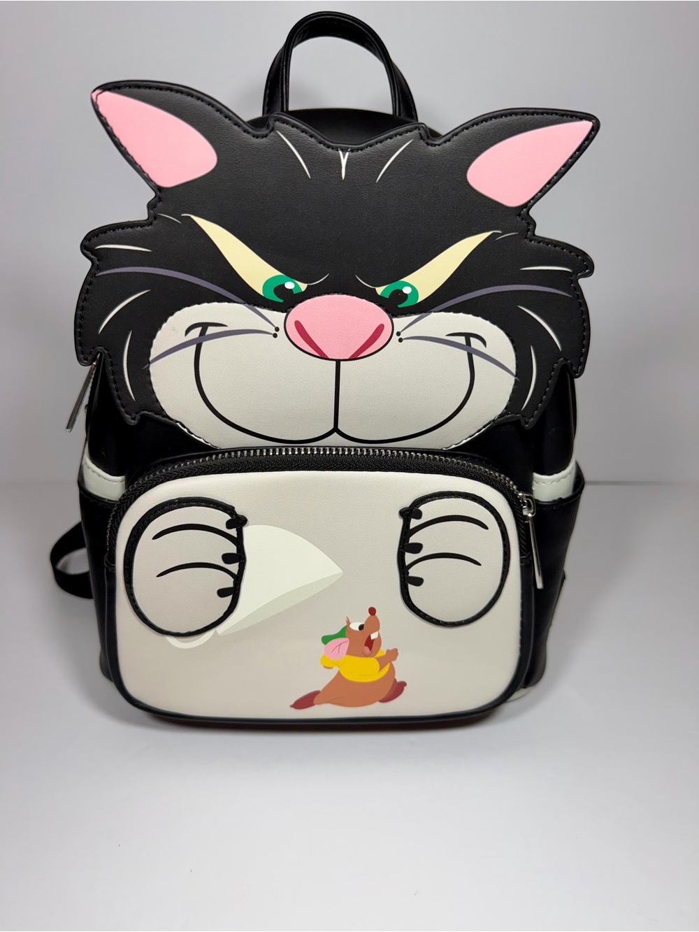 Loungefly X LASR Exclusive Disney Cinderella Lucifer Cosplay Mini Backpack -NWOT